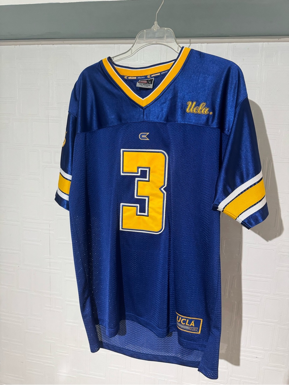 Colosseum UCLA Blue and Gold Football Jersey No. 3